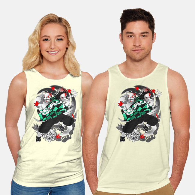 Tanjiro Breathing Form-unisex basic tank-heydale