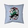 Tanjiro Breathing Form-none removable cover w insert throw pillow-heydale