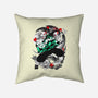 Tanjiro Breathing Form-none removable cover w insert throw pillow-heydale