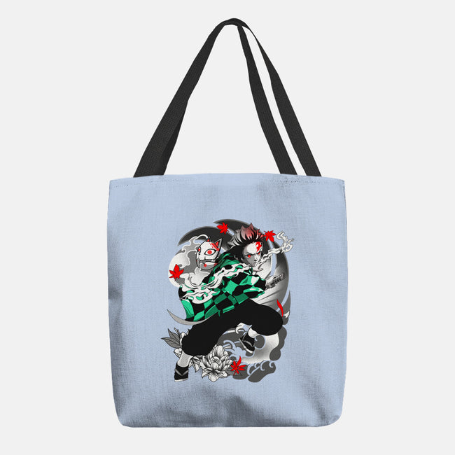 Tanjiro Breathing Form-none basic tote-heydale