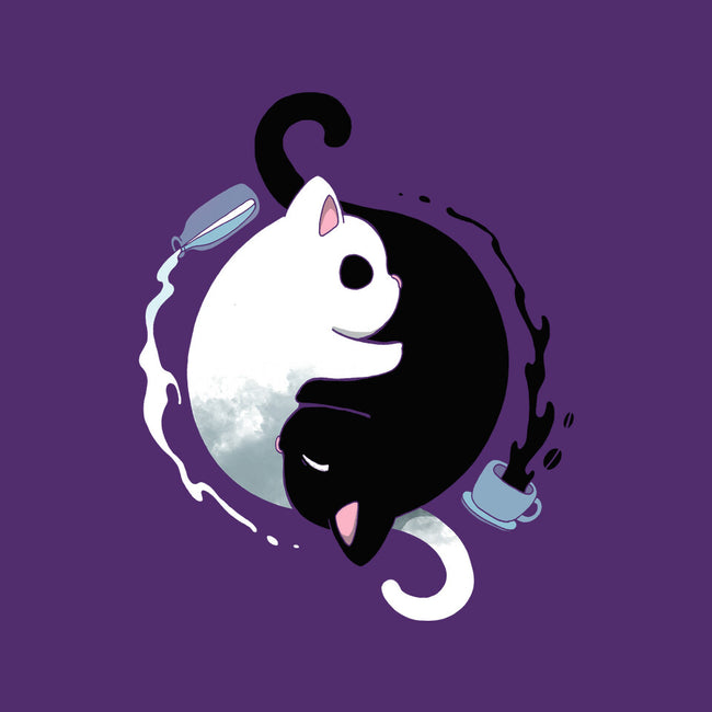 Yin Yang Kittens-none stretched canvas-Vallina84