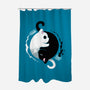 Yin Yang Kittens-none polyester shower curtain-Vallina84