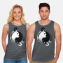 Yin Yang Kittens-unisex basic tank-Vallina84