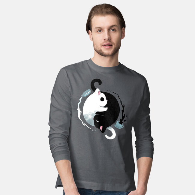 Yin Yang Kittens-mens long sleeved tee-Vallina84
