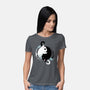Yin Yang Kittens-womens basic tee-Vallina84