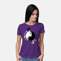 Yin Yang Kittens-womens basic tee-Vallina84
