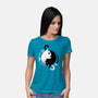 Yin Yang Kittens-womens basic tee-Vallina84