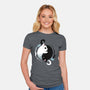 Yin Yang Kittens-womens fitted tee-Vallina84