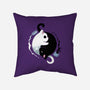 Yin Yang Kittens-none removable cover throw pillow-Vallina84