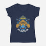 Slimes And Monsters-womens v-neck tee-Logozaste