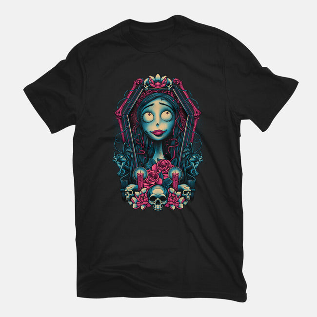 Bride From The Underworld-womens basic tee-glitchygorilla
