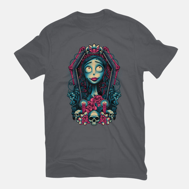 Bride From The Underworld-womens basic tee-glitchygorilla