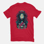 Bride From The Underworld-womens basic tee-glitchygorilla