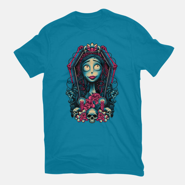 Bride From The Underworld-womens basic tee-glitchygorilla