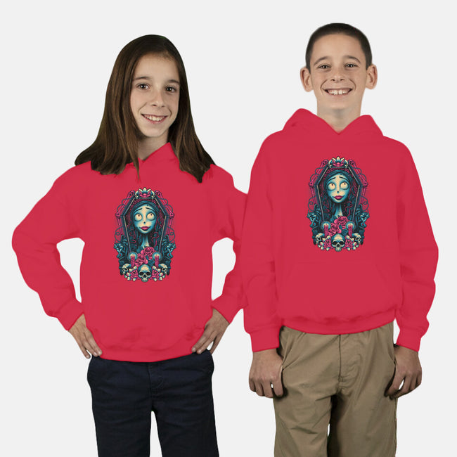 Bride From The Underworld-youth pullover sweatshirt-glitchygorilla
