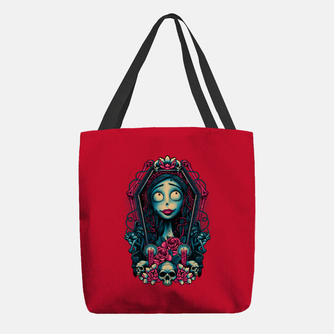 Bride From The Underworld-none basic tote-glitchygorilla