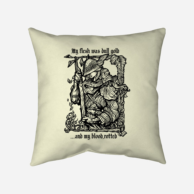 Blade Of Miquella-none removable cover w insert throw pillow-demonigote