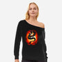 Soldier Dragon Link-womens off shoulder sweatshirt-Vallina84