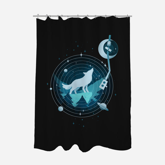 Moon Symphony-none polyester shower curtain-ricolaa