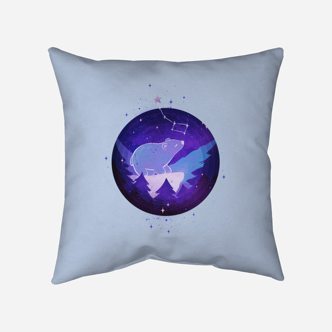 Polar Star-none removable cover throw pillow-ricolaa