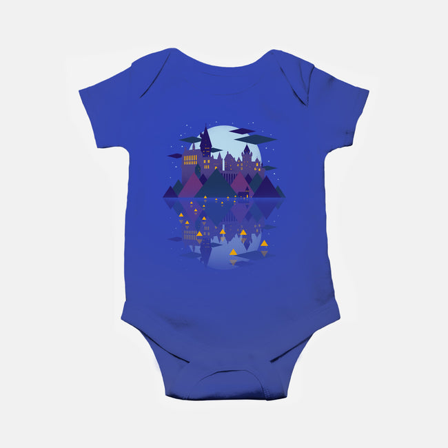 Wizard Temple-baby basic onesie-Getsousa!