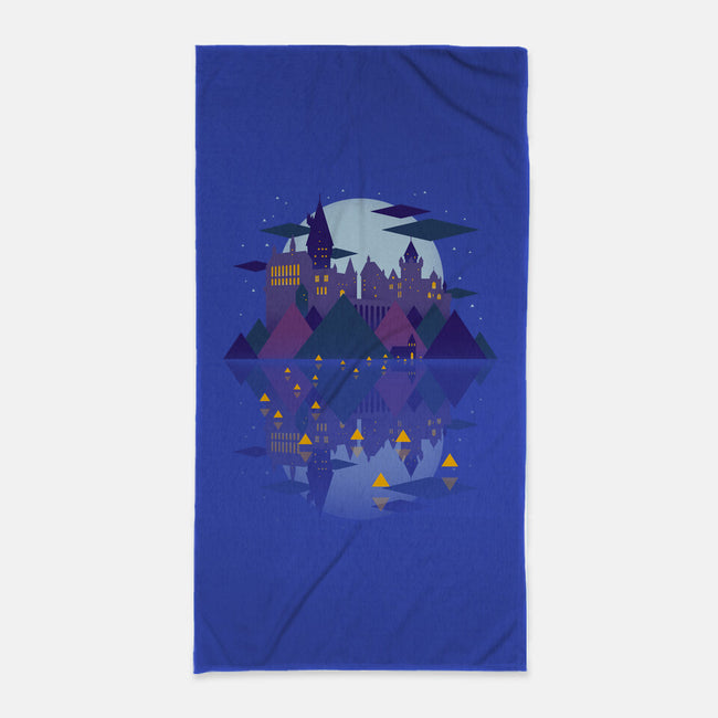 Wizard Temple-none beach towel-Getsousa!