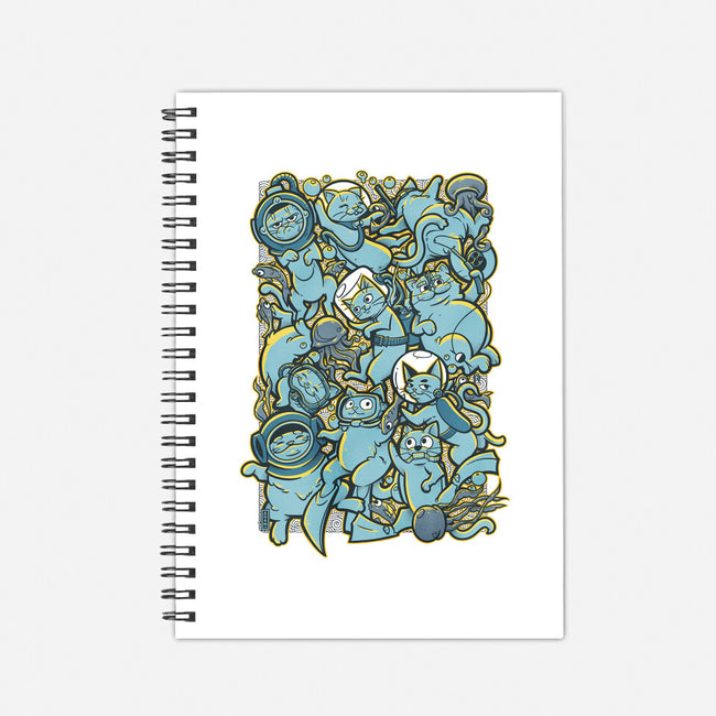 Cats In The Sea-none dot grid notebook-AGAMUS