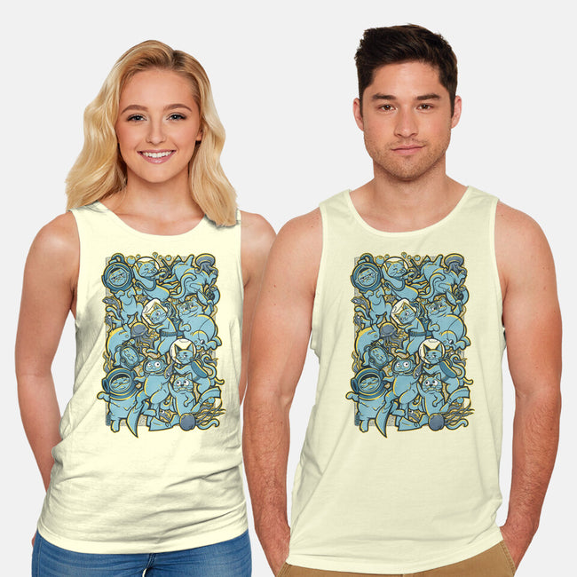 Cats In The Sea-unisex basic tank-AGAMUS