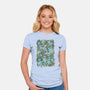 Cats In The Sea-womens fitted tee-AGAMUS