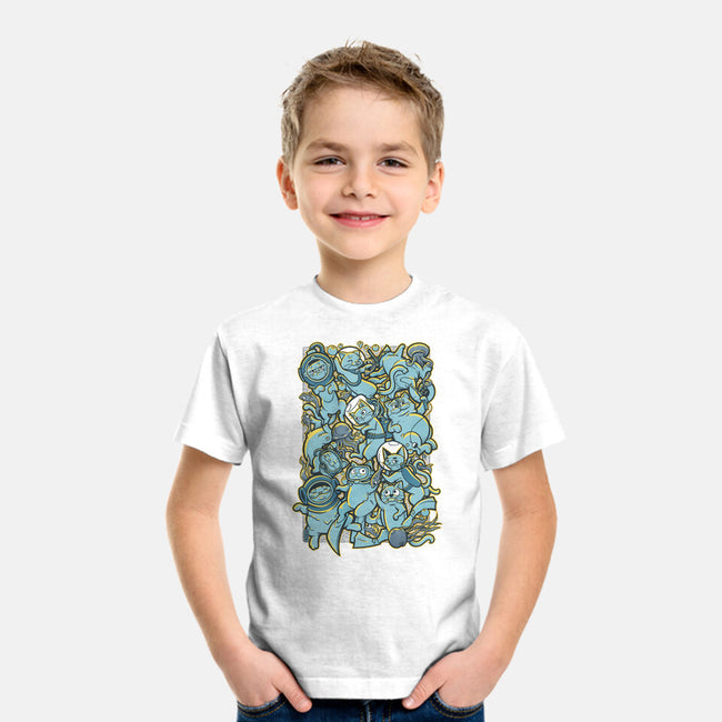 Cats In The Sea-youth basic tee-AGAMUS