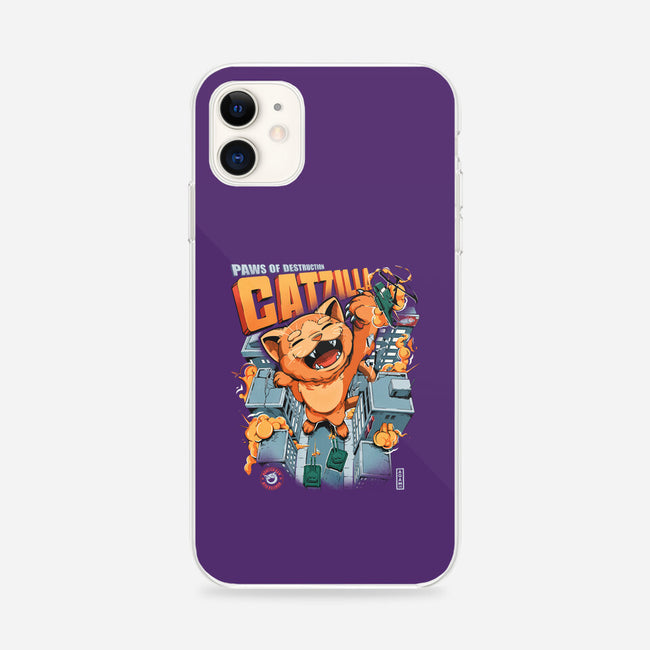 Catzilla King Of Monster-iphone snap phone case-AGAMUS
