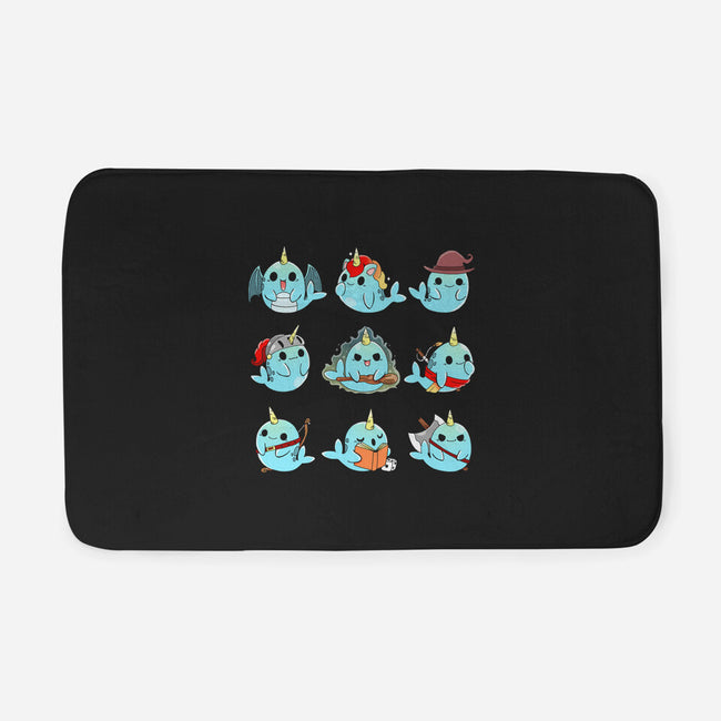 Narwhal Role Play-none memory foam bath mat-Vallina84