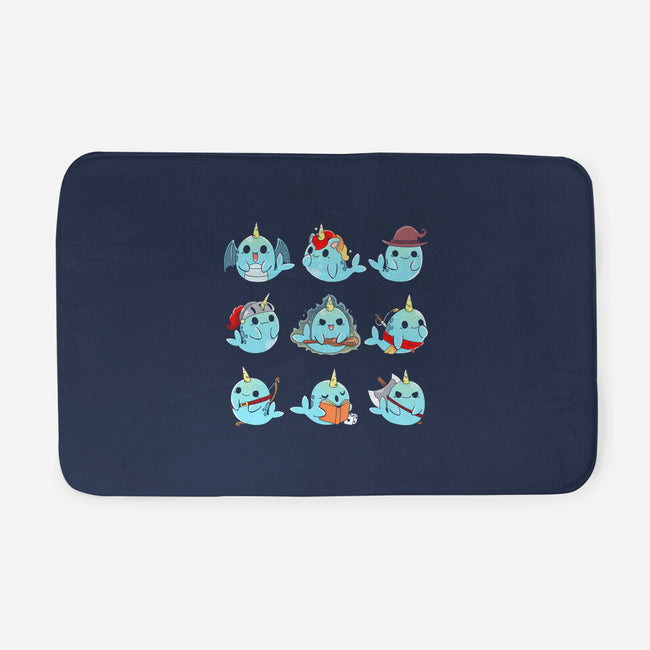 Narwhal Role Play-none memory foam bath mat-Vallina84