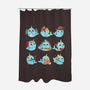 Narwhal Role Play-none polyester shower curtain-Vallina84