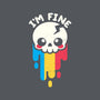 Not Fine But I'm Fine-none glossy sticker-NemiMakeit