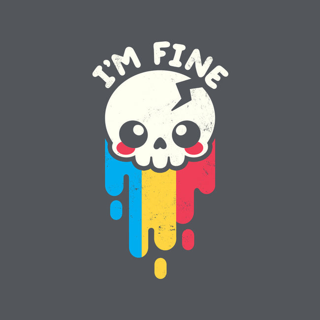 Not Fine But I'm Fine-none removable cover throw pillow-NemiMakeit