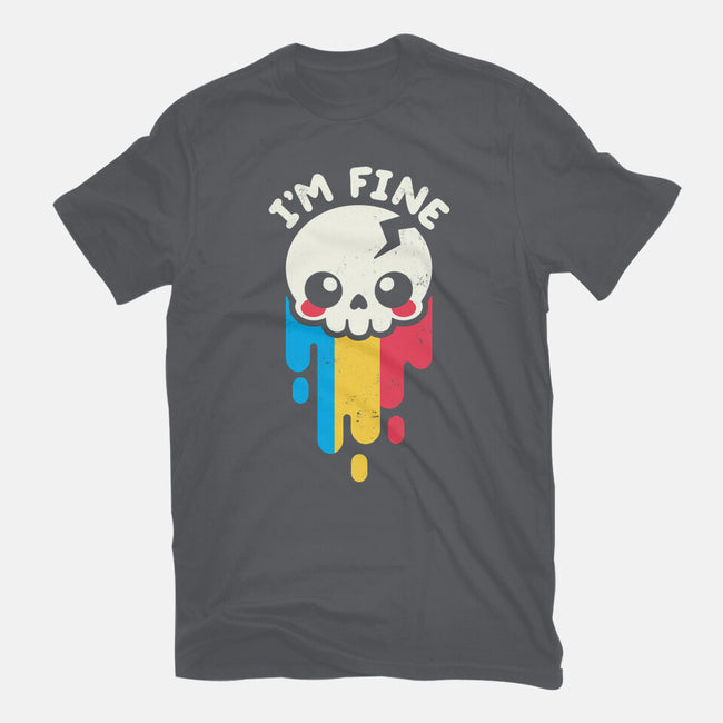Not Fine But I'm Fine-mens basic tee-NemiMakeit