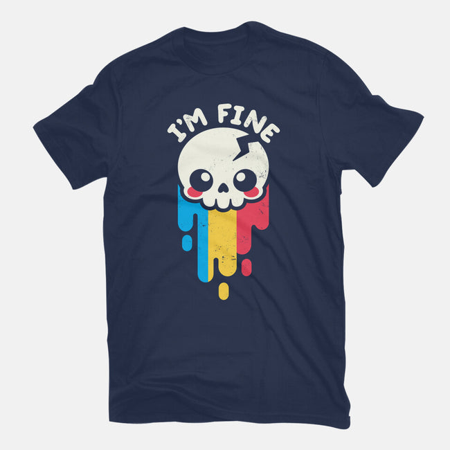 Not Fine But I'm Fine-mens basic tee-NemiMakeit