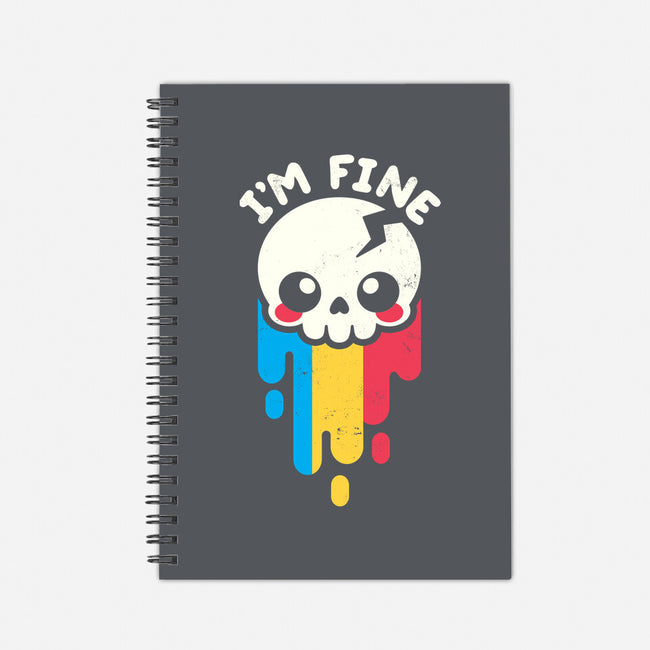 Not Fine But I'm Fine-none dot grid notebook-NemiMakeit