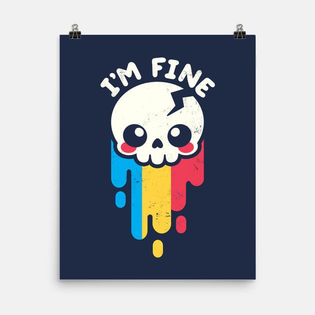 Not Fine But I'm Fine-none matte poster-NemiMakeit