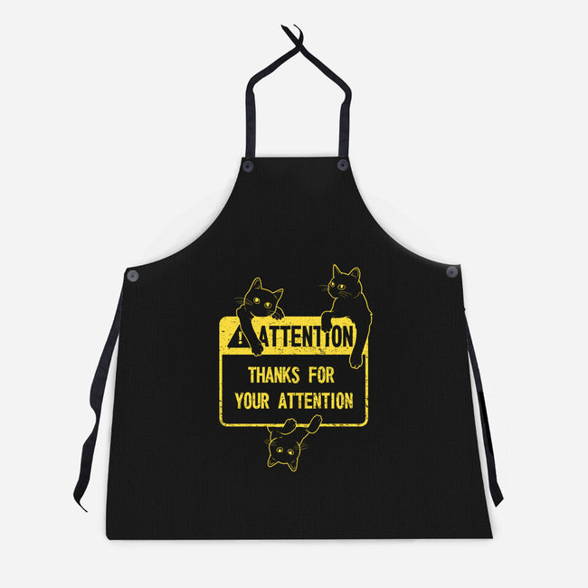 Thanks For Your Attention-unisex kitchen apron-Douglasstencil