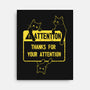 Thanks For Your Attention-none stretched canvas-Douglasstencil