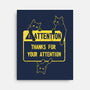 Thanks For Your Attention-none stretched canvas-Douglasstencil