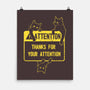 Thanks For Your Attention-none matte poster-Douglasstencil