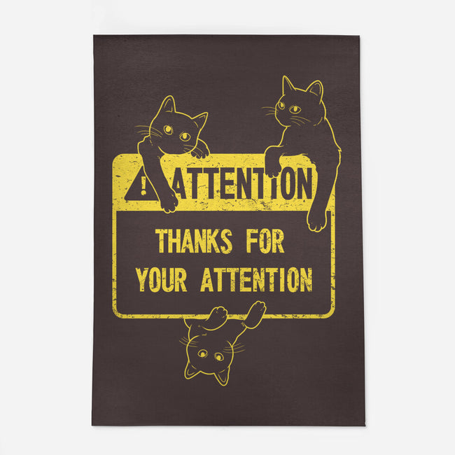 Thanks For Your Attention-none outdoor rug-Douglasstencil