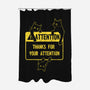 Thanks For Your Attention-none polyester shower curtain-Douglasstencil