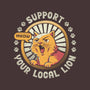 Support Your Local Lion-none removable cover w insert throw pillow-tobefonseca