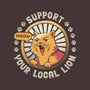 Support Your Local Lion-none drawstring bag-tobefonseca