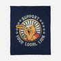 Support Your Local Lion-none fleece blanket-tobefonseca
