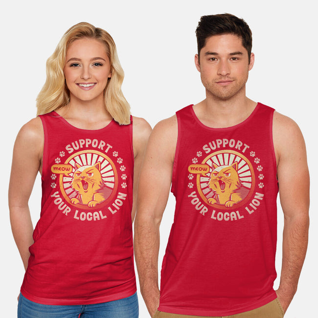 Support Your Local Lion-unisex basic tank-tobefonseca